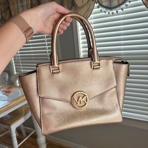 Michael Kors Metallic Gold Purse